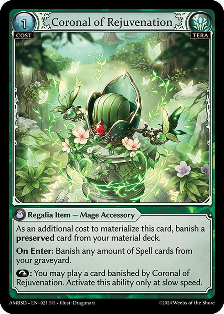 Coronal of Rejuvenation 021 (Mortal Ambition Starter Decks) 