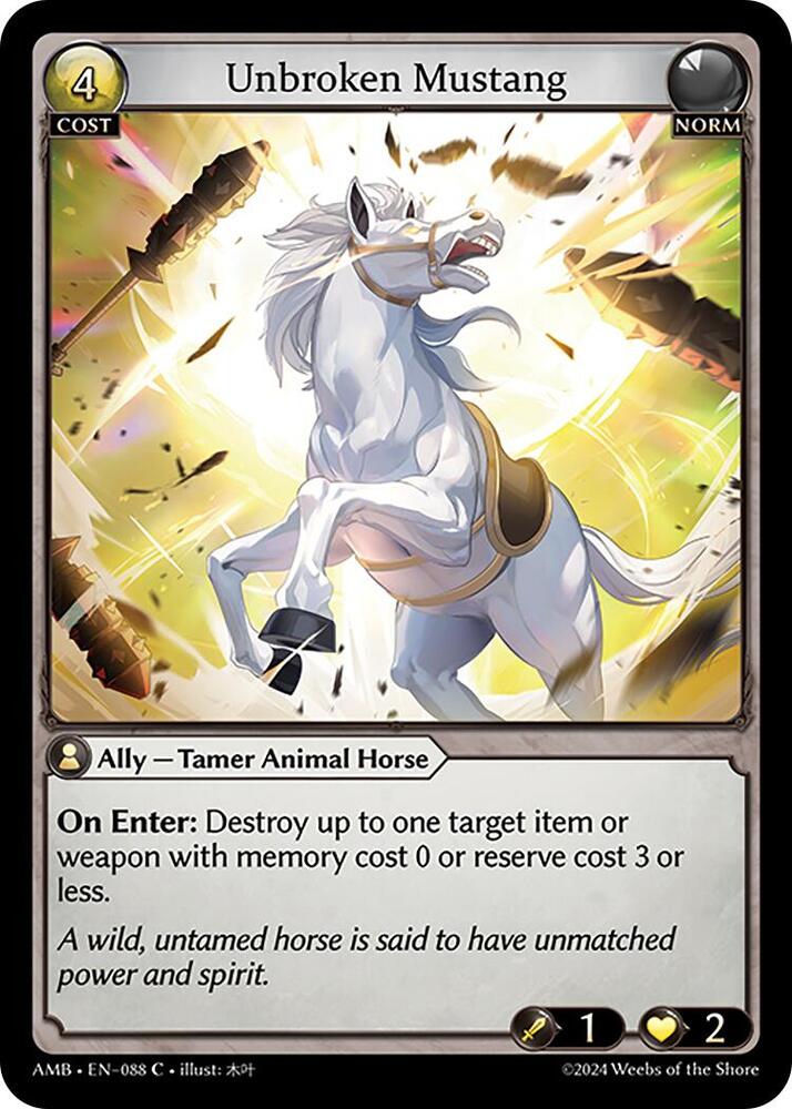 Unbroken Mustang 088 (Mortal Ambition) 