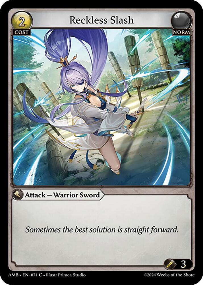 Reckless Slash 071 (Mortal Ambition) 