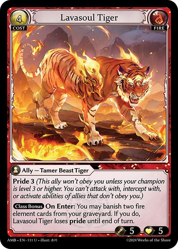Lavasoul Tiger 111 (Mortal Ambition) 
