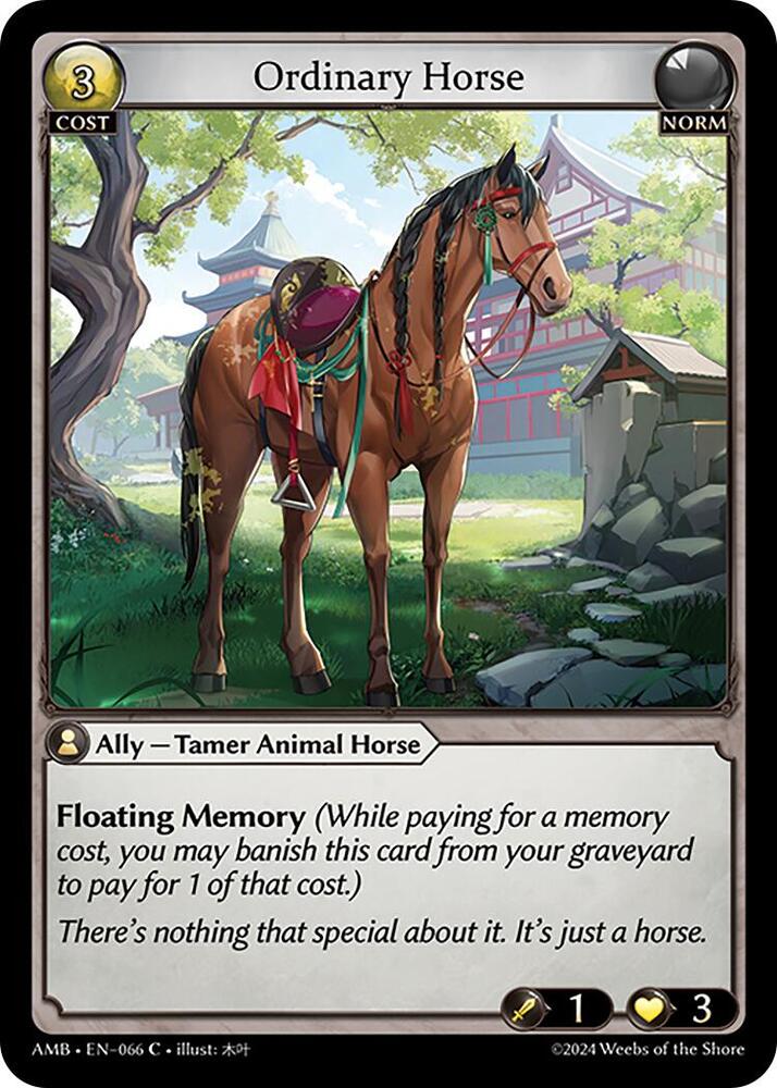 Ordinary Horse 066 (Mortal Ambition) 