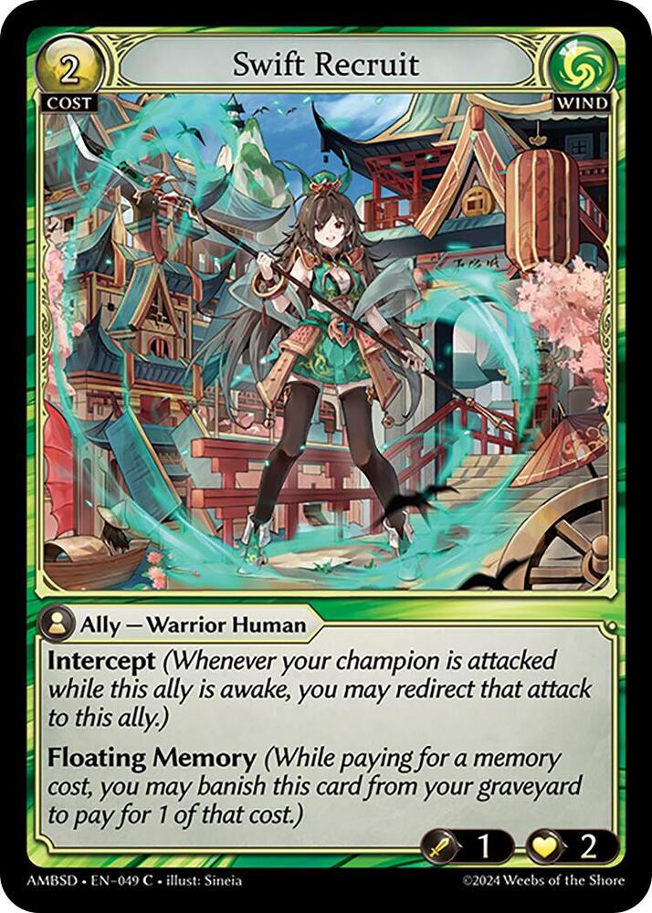 Swift Recruit 049 (Mortal Ambition Starter Decks) 