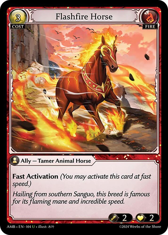 Flashfire Horse 104 (Mortal Ambition) 