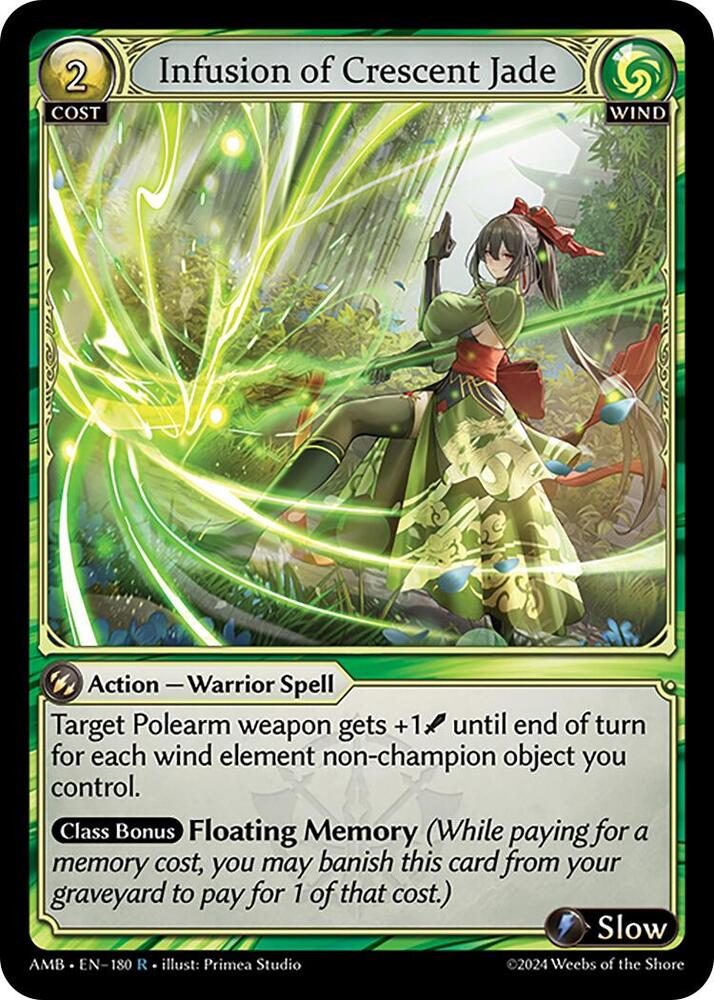 Infusion of Crescent Jade 180 (Mortal Ambition) 