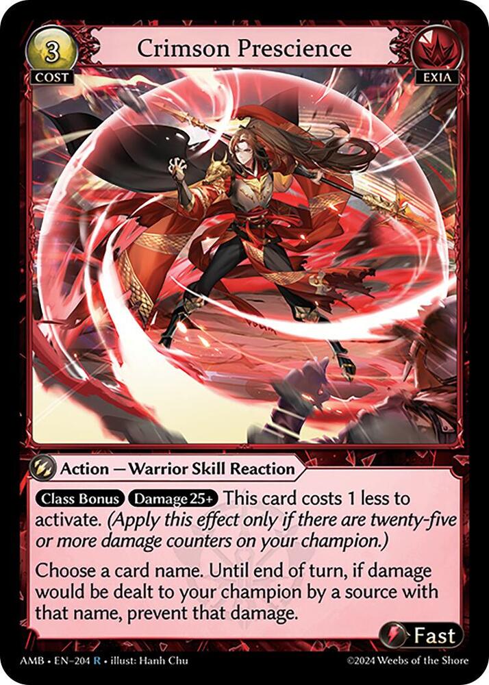 Crimson Prescience 204 (Mortal Ambition) 