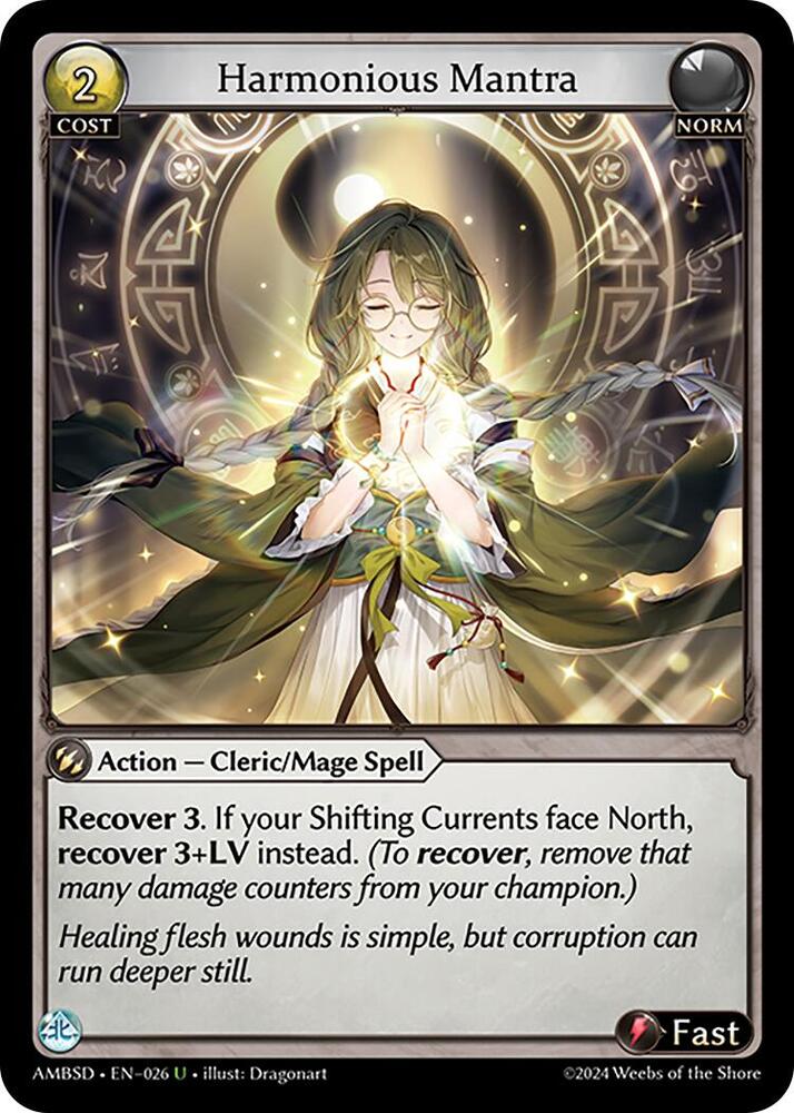 Harmonious Mantra 026 (Mortal Ambition Starter Decks) 