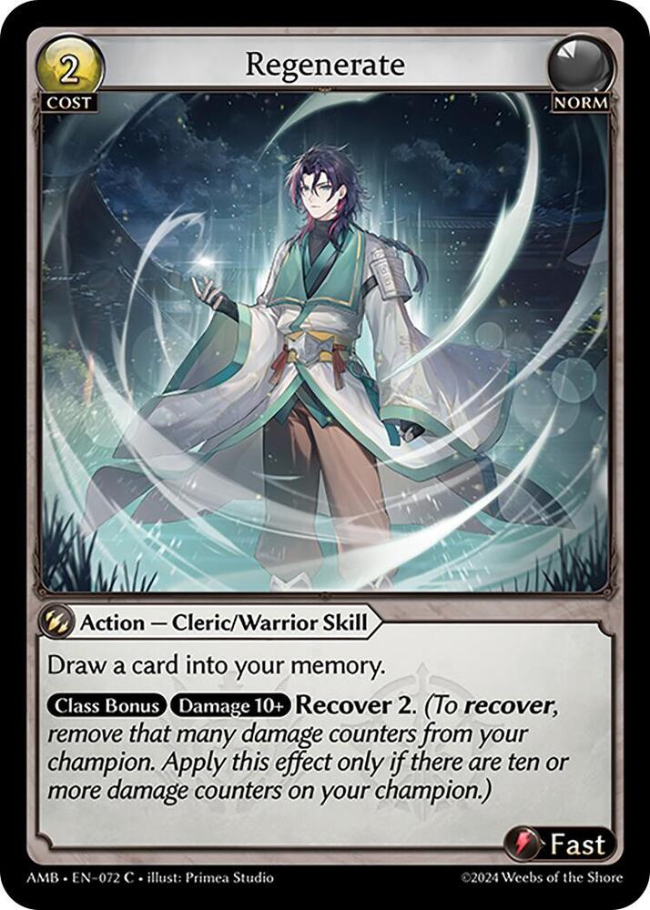 Regenerate 072 (Mortal Ambition) 
