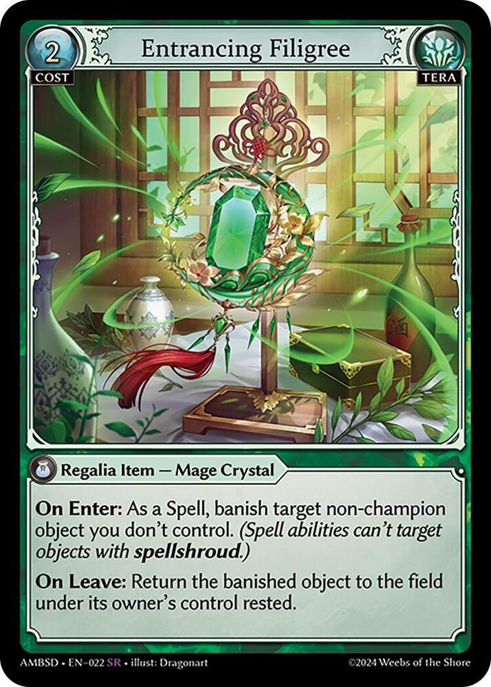 Entrancing Filigree 022 (Mortal Ambition Starter Decks) 