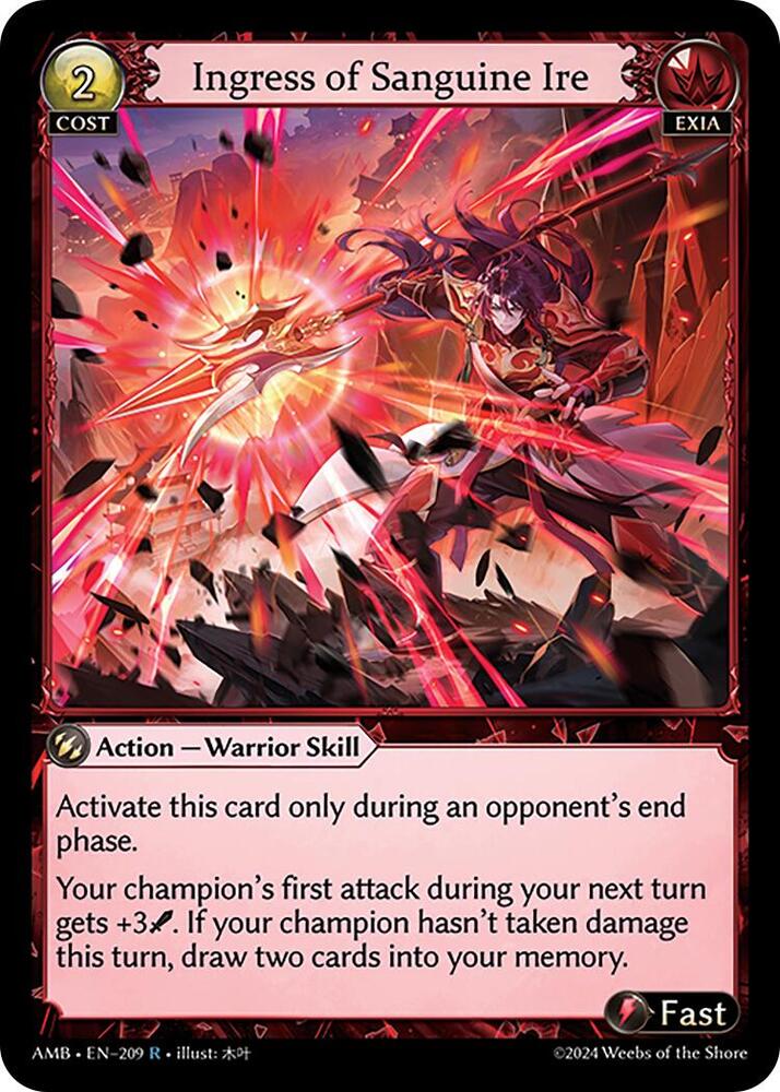 Ingress of Sanguine Ire 209 (Mortal Ambition) 