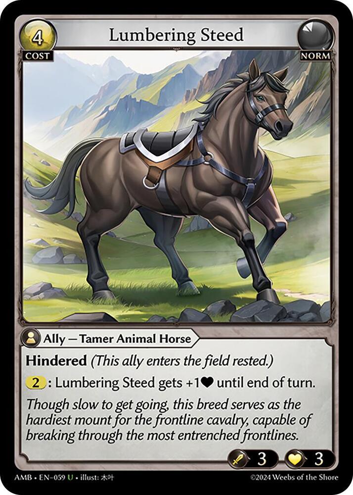 Lumbering Steed 059 (Mortal Ambition) 