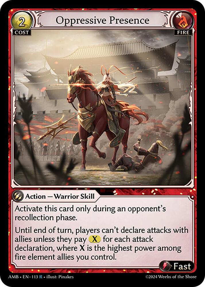 Oppressive Presence 113 (Mortal Ambition) 