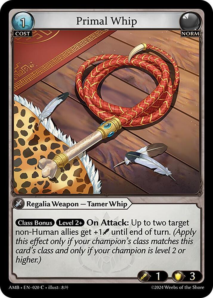 Primal Whip 020 (Mortal Ambition) 