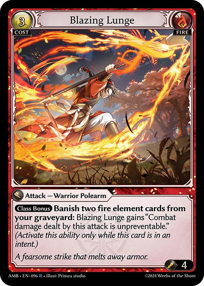 Blazing Lunge 096 (Mortal Ambition) 