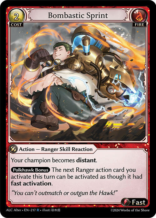 Bombastic Sprint 217 (Alchemical Revolution Alter Edition) 