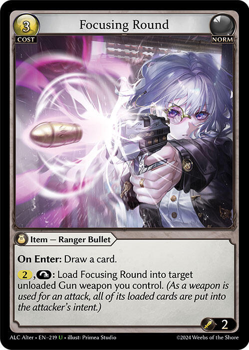 Focusing Round 219 (Alchemical Revolution Alter Edition) 
