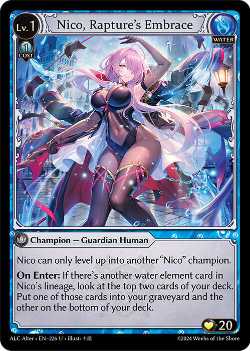 Nico, Rapture's Embrace 226 (Alchemical Revolution Alter Edition) 
