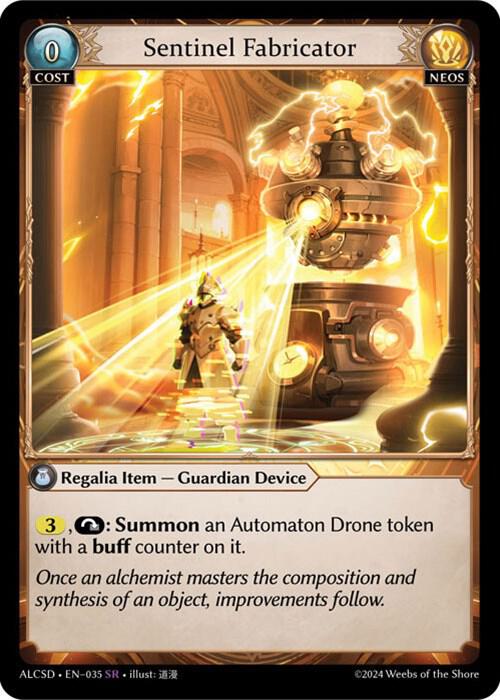 Sentinel Fabricator 035 (Alchemical Revolution Starter Decks) 