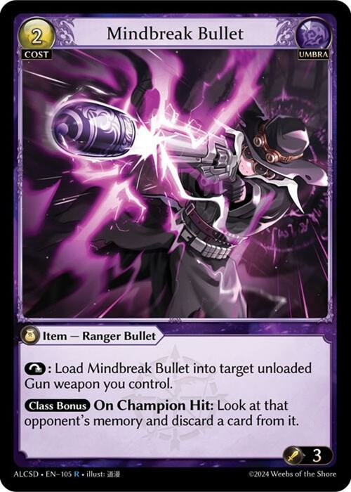 Mindbreak Bullet 105 (Alchemical Revolution Starter Decks) 