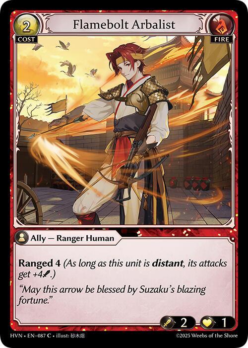 Flamebolt Arbalist 087 (Abyssal Heaven) 