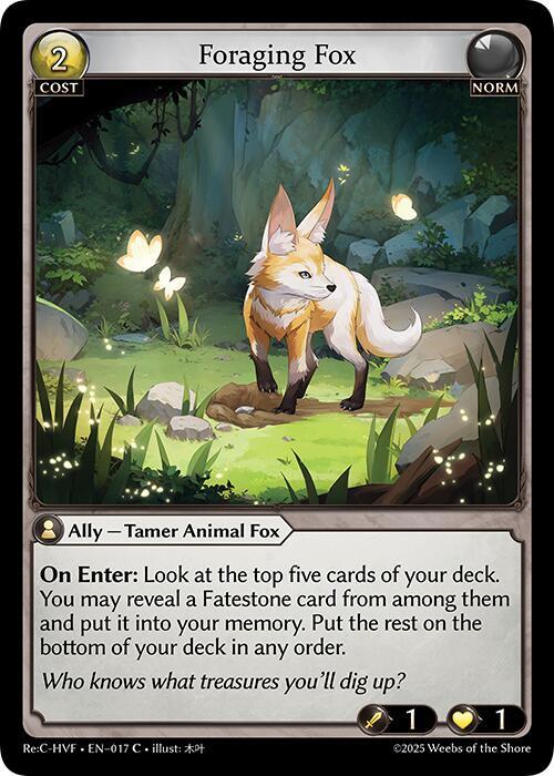 Foraging Fox 017 (Guo Jia Re: Collection, Heaven’s Favored) 