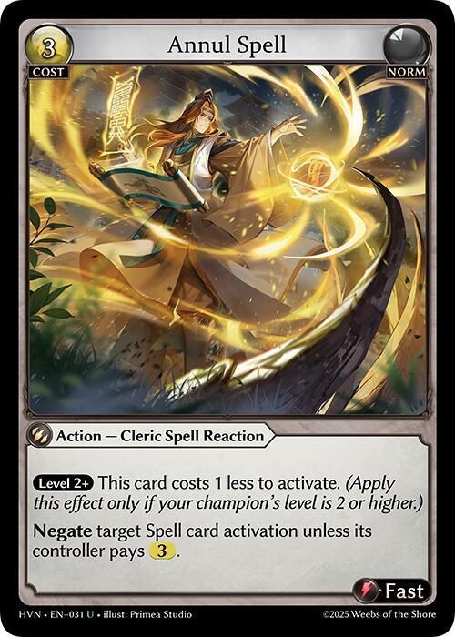 Annul Spell 031 (Abyssal Heaven) 
