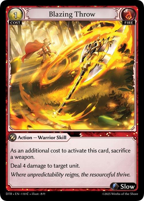 Blazing Throw 110 (Distorted Reflections) 