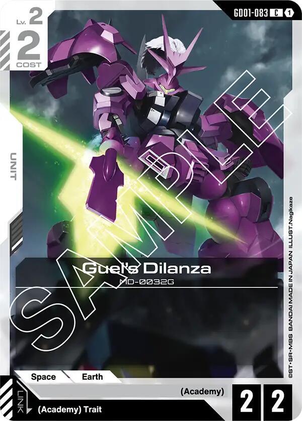 Guel's Dilanza GD01-083 (Newtype Rising) 