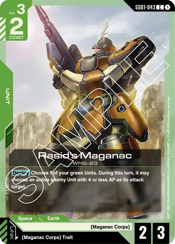 Rasid's Maganac GD01-043 (Newtype Rising) 