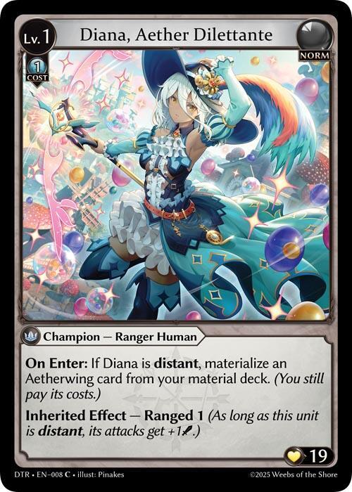 Diana, Aether Dilettante 008 (Distorted Reflections) 