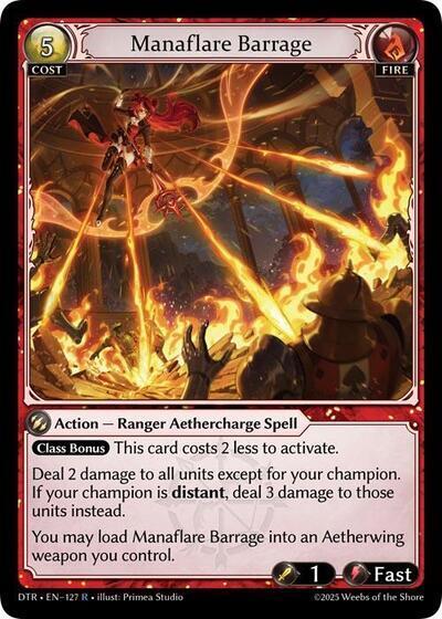 Manaflare Barrage 127 (Distorted Reflections) 