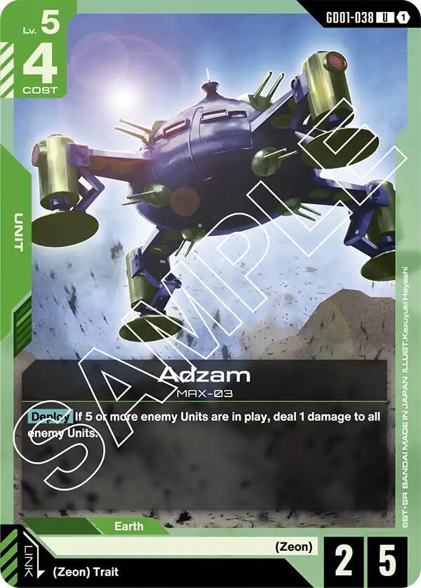 Adzam GD01-038 (Newtype Rising) 