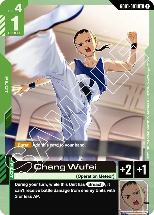 Chang Wufei GD01-091 (Newtype Rising) 