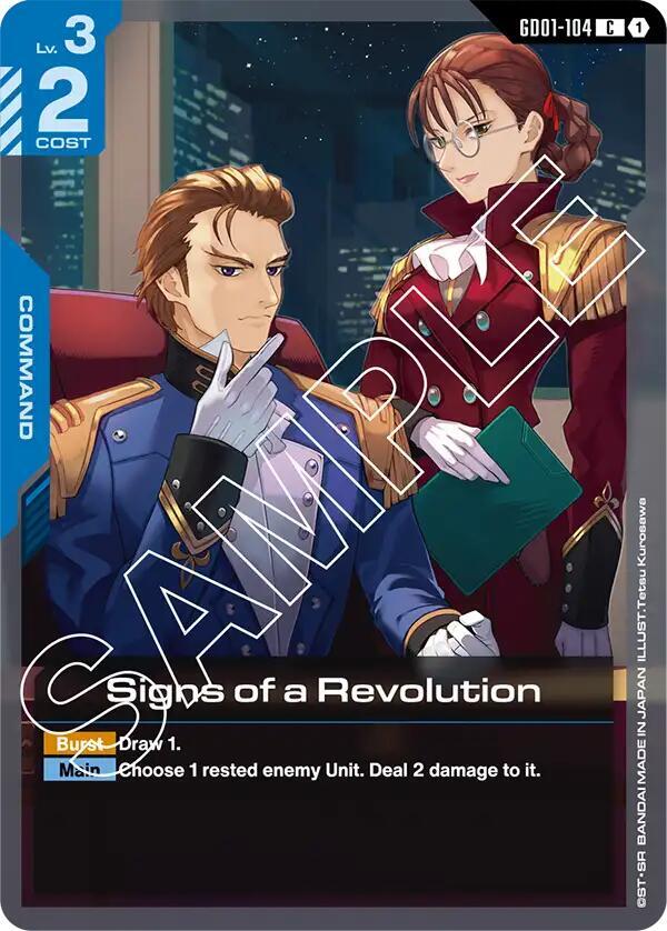 Signs of a Revolution GD01-104 (Newtype Rising) 