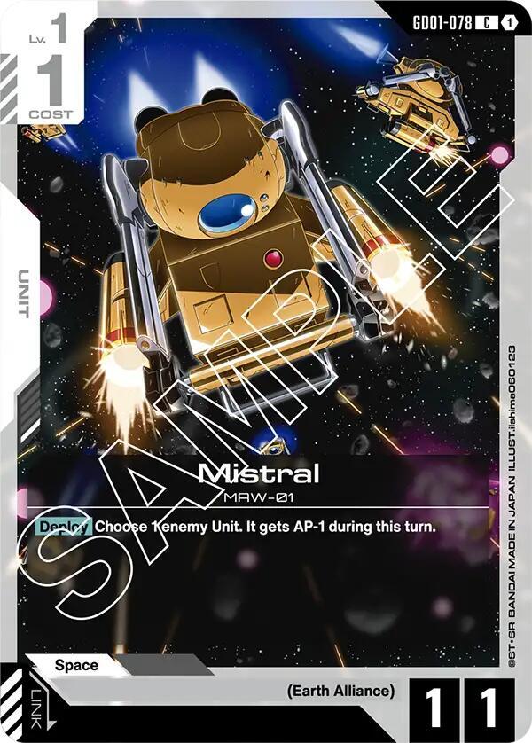 Mistral GD01-078 (Newtype Rising) 