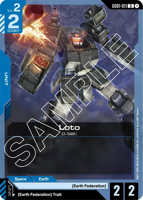 Loto GD01-011 (Newtype Rising) 