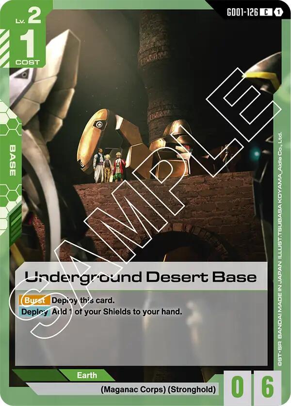 Underground Desert Base GD01-126 (Newtype Rising) 