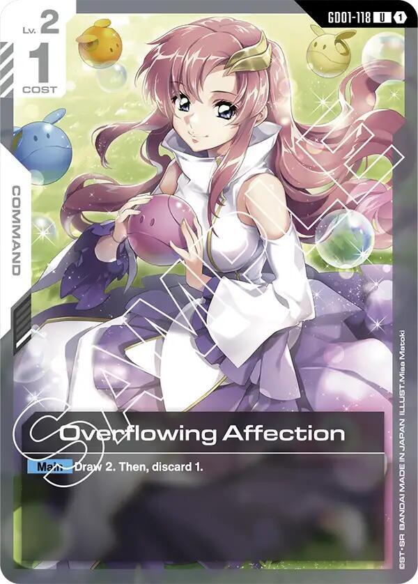 Overflowing Affection GD01-118 (Newtype Rising) 