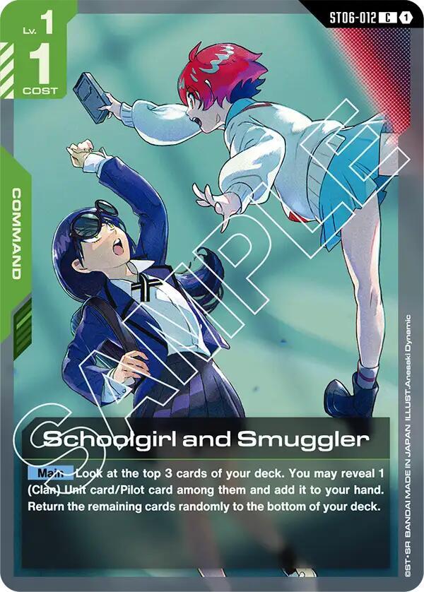 Schoolgirl and Smuggler ST06-012 (Starter Deck 06: Clan Unity) 