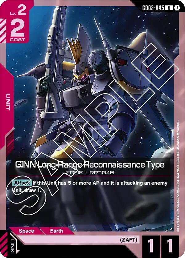 GINN Long-Range Reconnaissance Type GD02-045 (Dual Impact) 