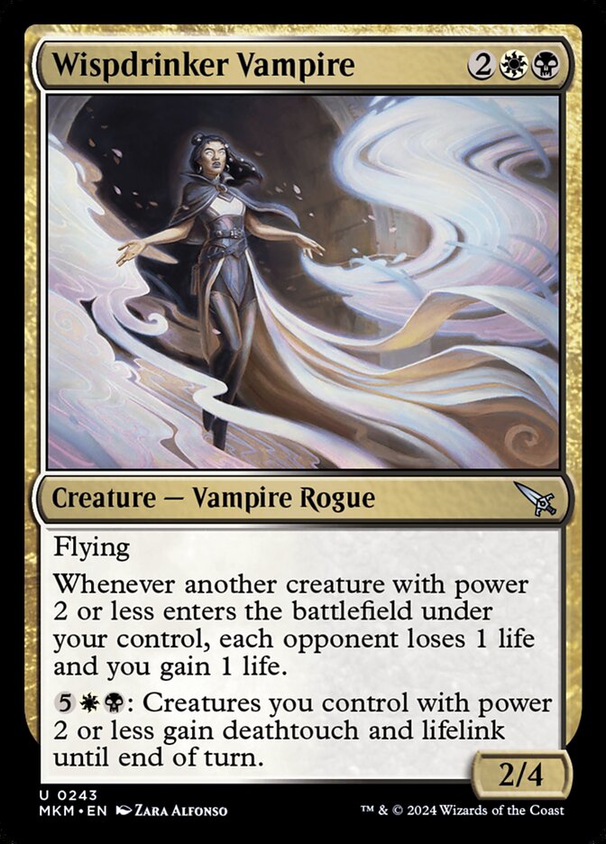 Wispdrinker Vampire 243/286 (Murders at Karlov Manor) 