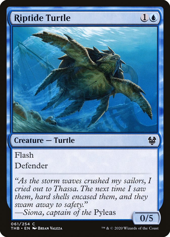 Riptide Turtle 61/254 (Theros Beyond Death) 
