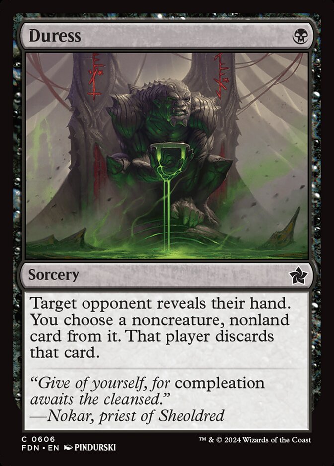 Duress 606/291 (Foundations) 