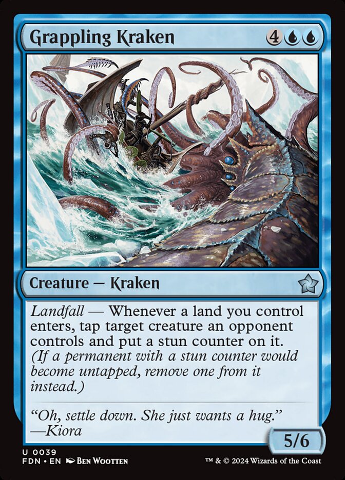 Grappling Kraken 39/291 (Foundations) 