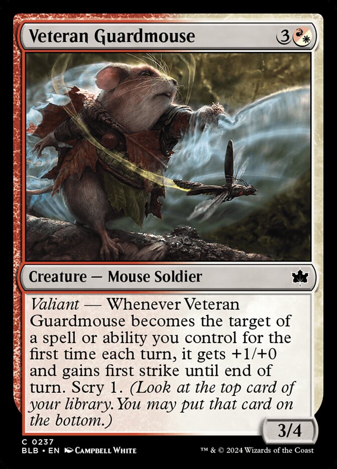 Veteran Guardmouse 237/281 (Bloomburrow) 