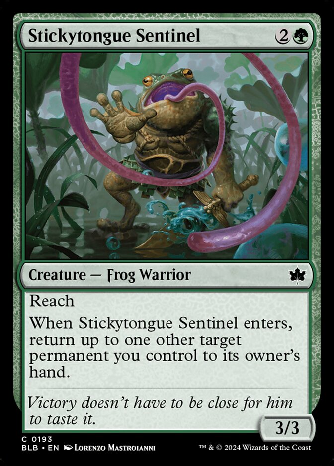 Stickytongue Sentinel 193 (Bloomburrow) 