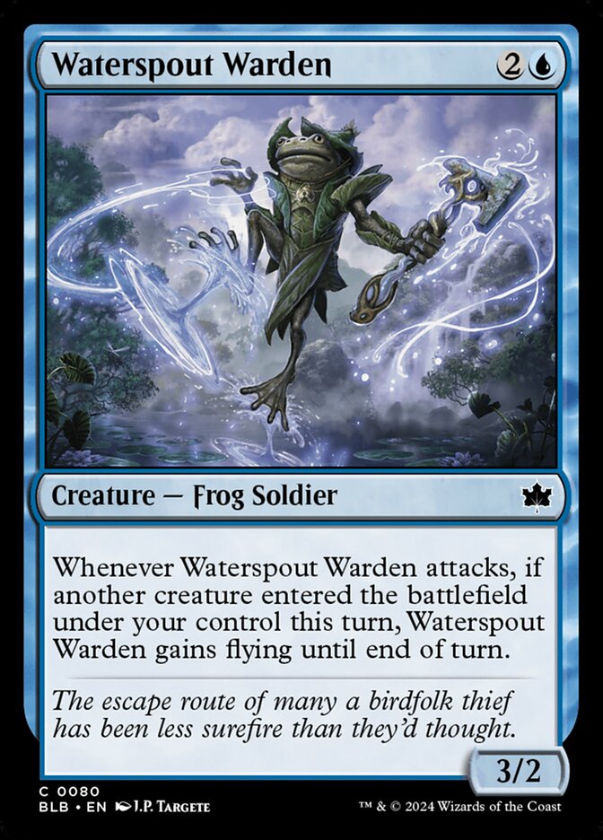 Waterspout Warden 80/281 (Bloomburrow) 