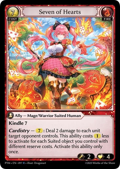 Seven of Hearts 097 (Phantom Monarchs) 