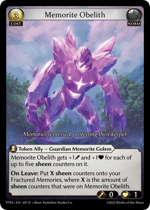 Memorite Obelith 047 (Phantom Monarchs) 
