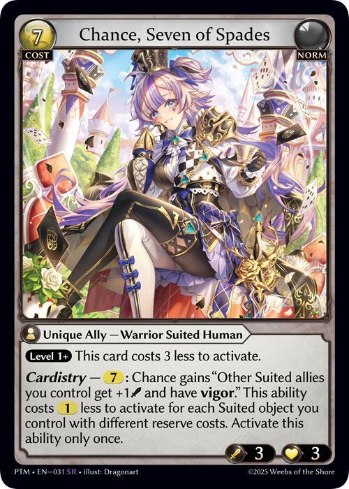 Chance, Seven of Spades 031 (Phantom Monarchs) 