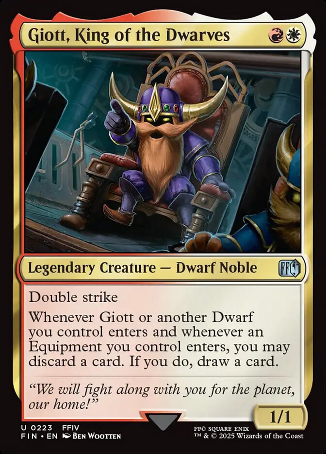 Giott, King of the Dwarves 223/309 (FINAL FANTASY) 
